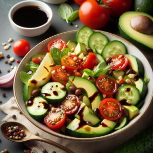 🥒 Cucumber, Tomato & Avocado Salad with Balsamic Glaze 5 c2afbb05 60ba 4628 9004 f2d9b6a0d206 Simply Creative Minds