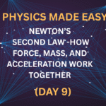 Physics Made Easy: How Force, Mass, and Acceleration Work Together (Day 9)