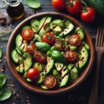 🥒 Cucumber, Tomato & Avocado Salad with Balsamic Glaze