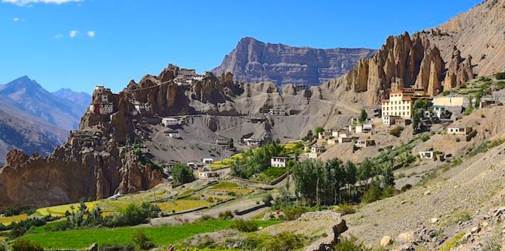 Dhankar Monastery & Lake – A Cliffside Wonder of Spiti