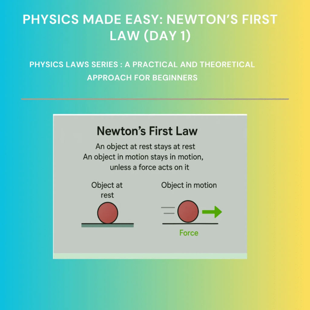 Physics Made Easy: Newton’s First Law (Day 1) 2 image 2 Simply Creative Minds