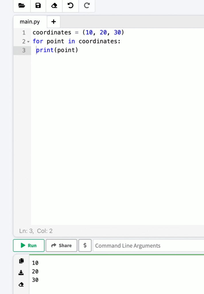 Day 11: Python Syntax: Basic Concepts —Looping Through Different Data Types python example. 4 image 27 Simply Creative Minds