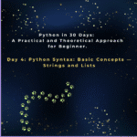 Day 4: Python Syntax: Basic Concepts — Strings in detail