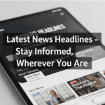 Latest News Headlines – Stay Informed, Wherever You Are